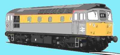 Sketch of a Class 33 loco