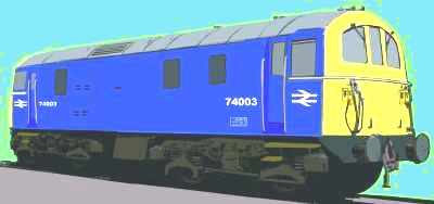 Sketch of a Class 74 loco