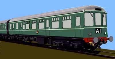 Sketch of a Class 104 DMU