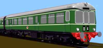 Sketch of a Class 109 DMU