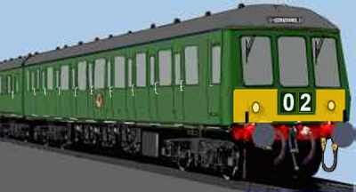 Sketch of a Class 216 DMU