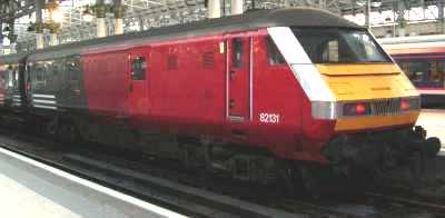 Photo of a Mk 3 driving trailer coach in Virgin livery