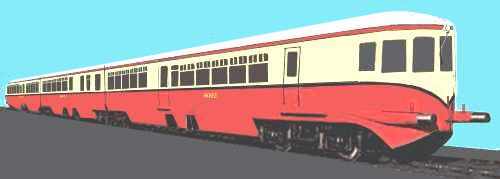 Sketche LMS articulated three car unit