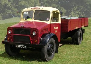 1944 bedford lorry in BR period livery
