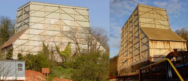 Photo of Wood framed cooling tower