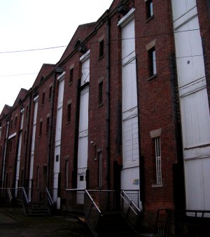 Photo of the L&M Rly Warehouse built in 1830 at the Manchester terminus