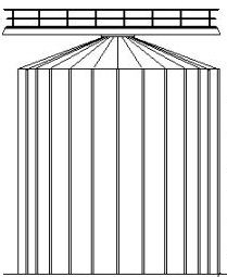 Sketch of a stroage silo based on a washing up bottle