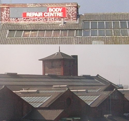 Sketches showing various roof lights