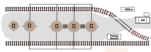 Sketch showing Layout of road access to cement silos