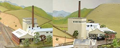 Creamery on the Moorcock Junction layout