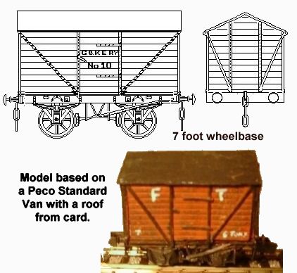 Garstang and Knott End Railway Van