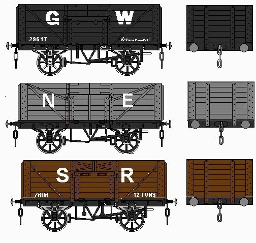 High Open Merchandise Wagons