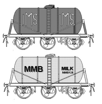 Post war milk tank liveries