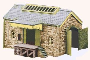 Ratio N Gauge goods shed